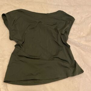 Women's Grey Casual Backless Top